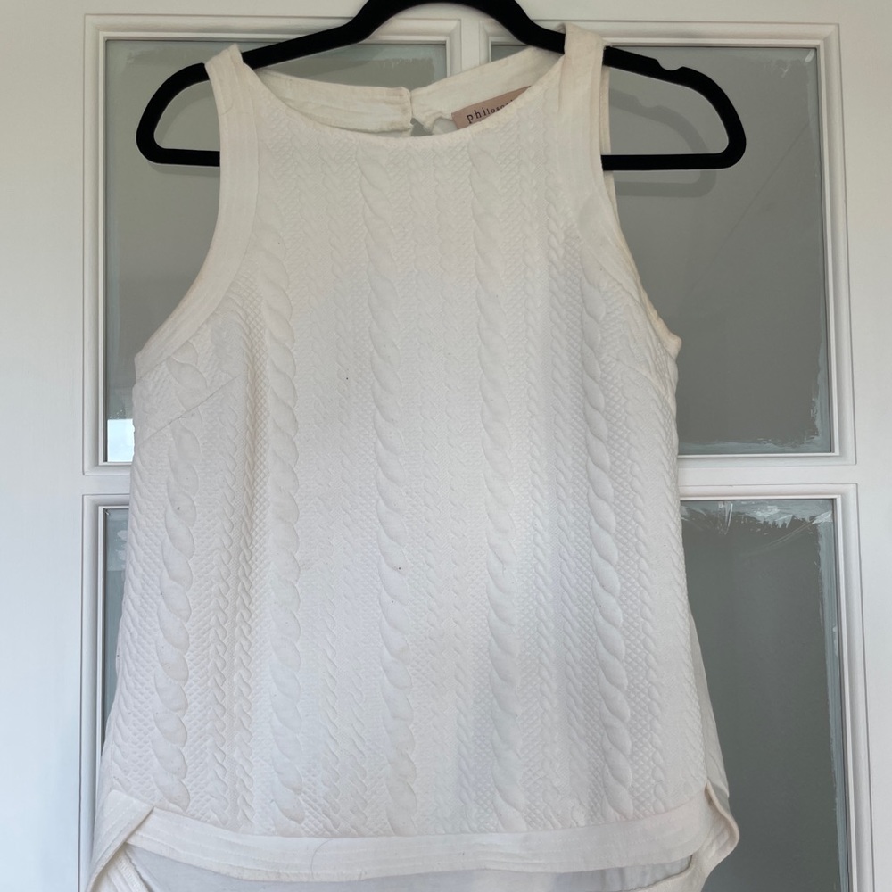Ivory tank top